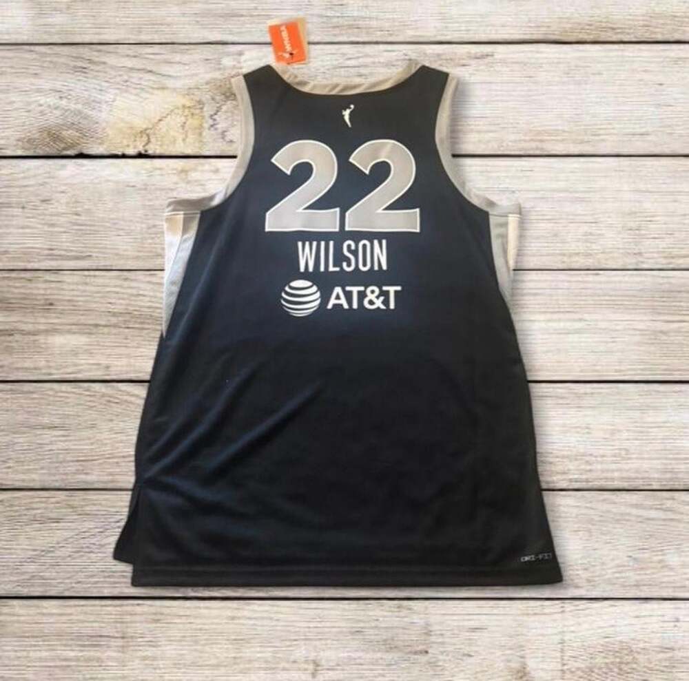 Nike Las Vegas Aces A'ja Wilson #22 WNBA Explorer Edition Jersey - Picture 2 of 5